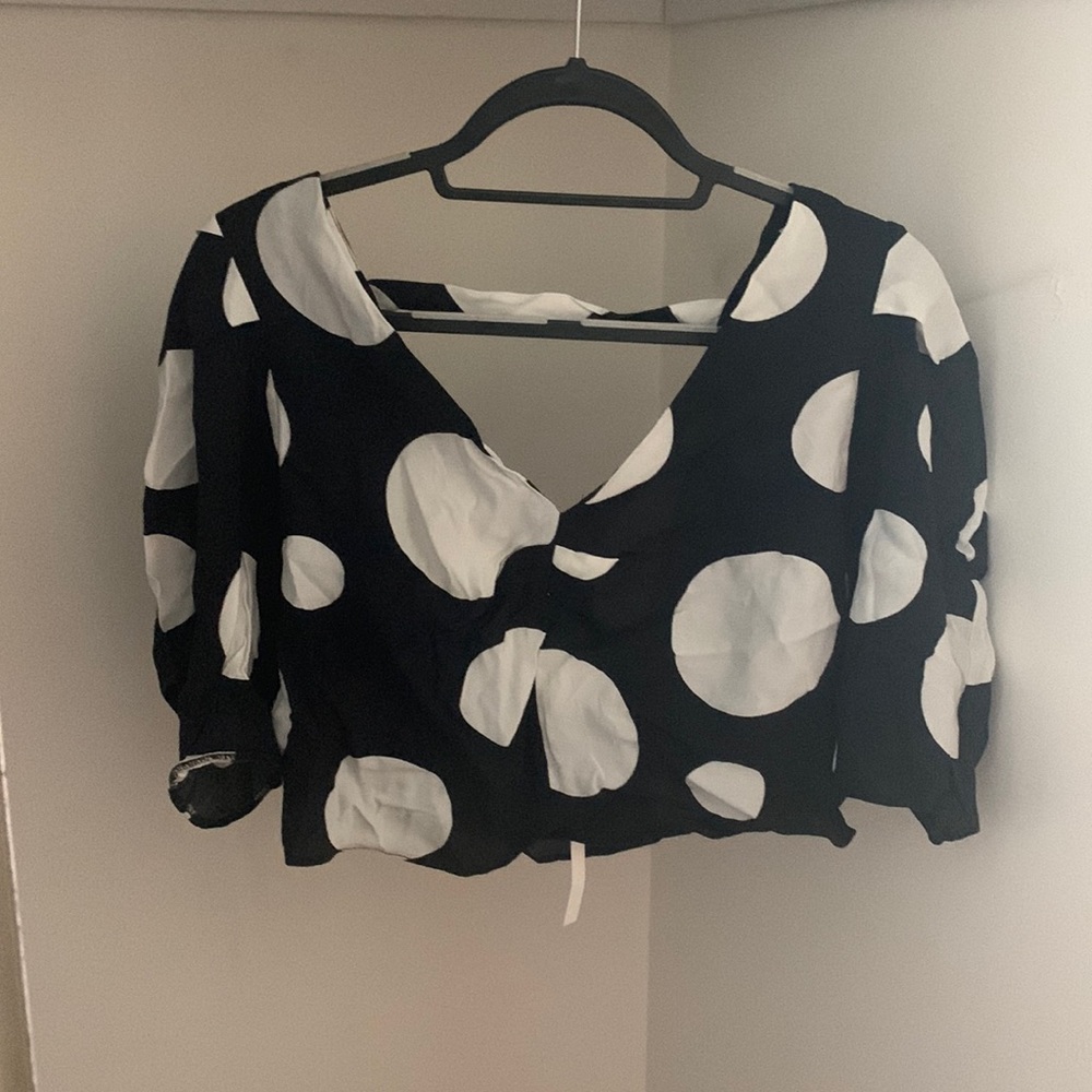 ASOS cropped blouse